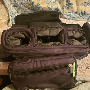 Ethan And Emma Universal Stroller Organizer Black Bag With Compartments